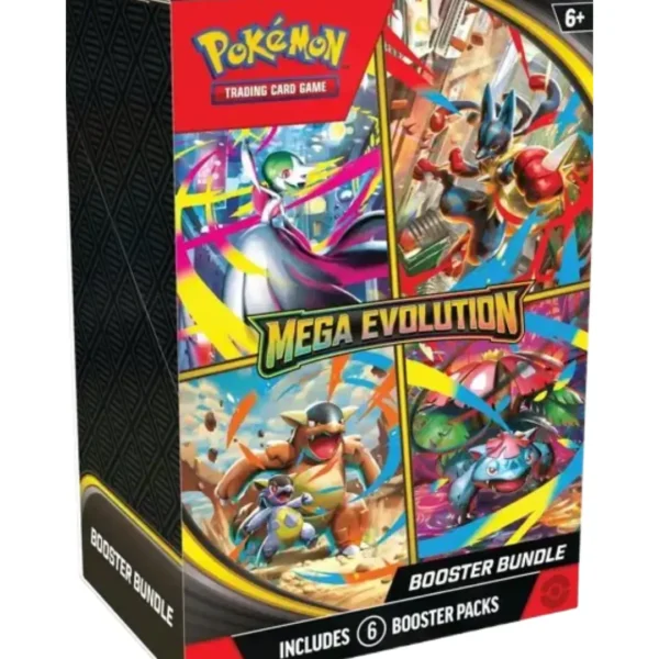 Pokemon TCG: Mega Evolution Booster Bundle - Sealed 6 Pack Set