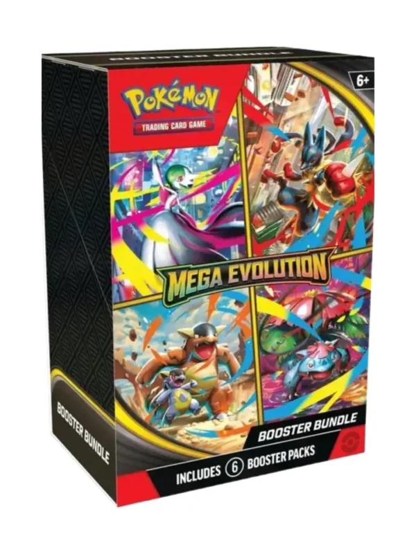 Pokemon TCG: Mega Evolution Booster Bundle | Sealed 6 Pack Set