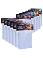 Epic TCG Vault Premium Penny Sleeves - Ultra Clear Protective Card Sleeves (100 Pcs)