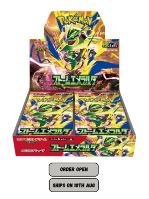 Pokémon TCG Japanese Storm Emeralda Booster Box (M6) | Authentic Pokémon Cards UAE